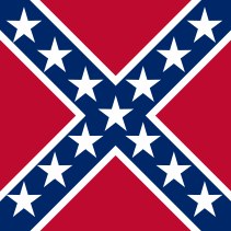 Sydstaternas battle-flagga
